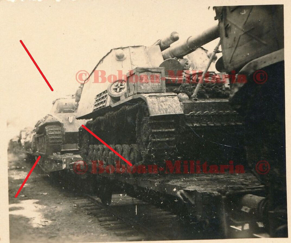 Foto Panzerkampfwagen V PANTHER Panzer mit Zimmerit für Kurland-Kessel 1944,