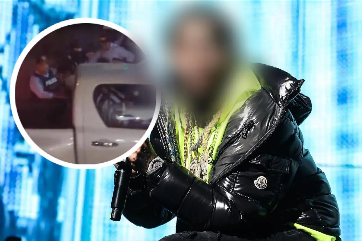 Tras golpear a su novia, arrestan a famoso cantante; así fue el momento