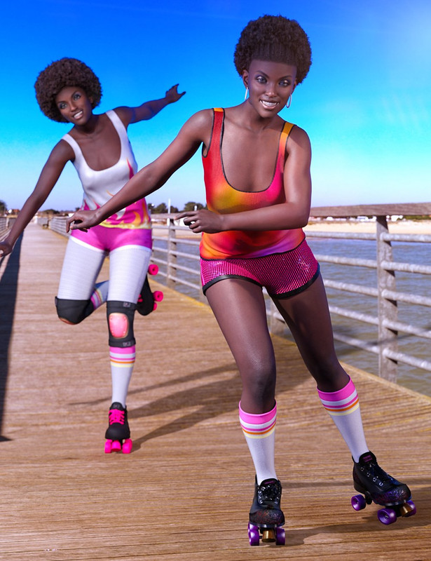 Z Undercover Rollergirl Poses and Expressions for Jada 8.1 Z Undercover Rollergirl Poses and Expressions for Jada 8.1