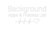 Background Apps & Processes Transparent