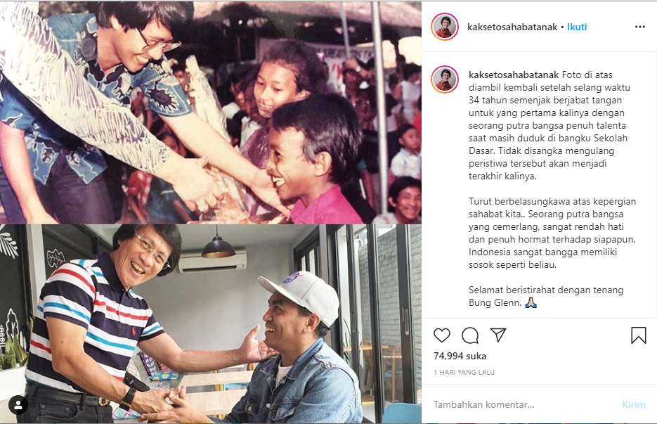 Kak Seto dan Glenn Fredly