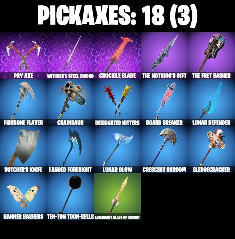 pickaxes comp