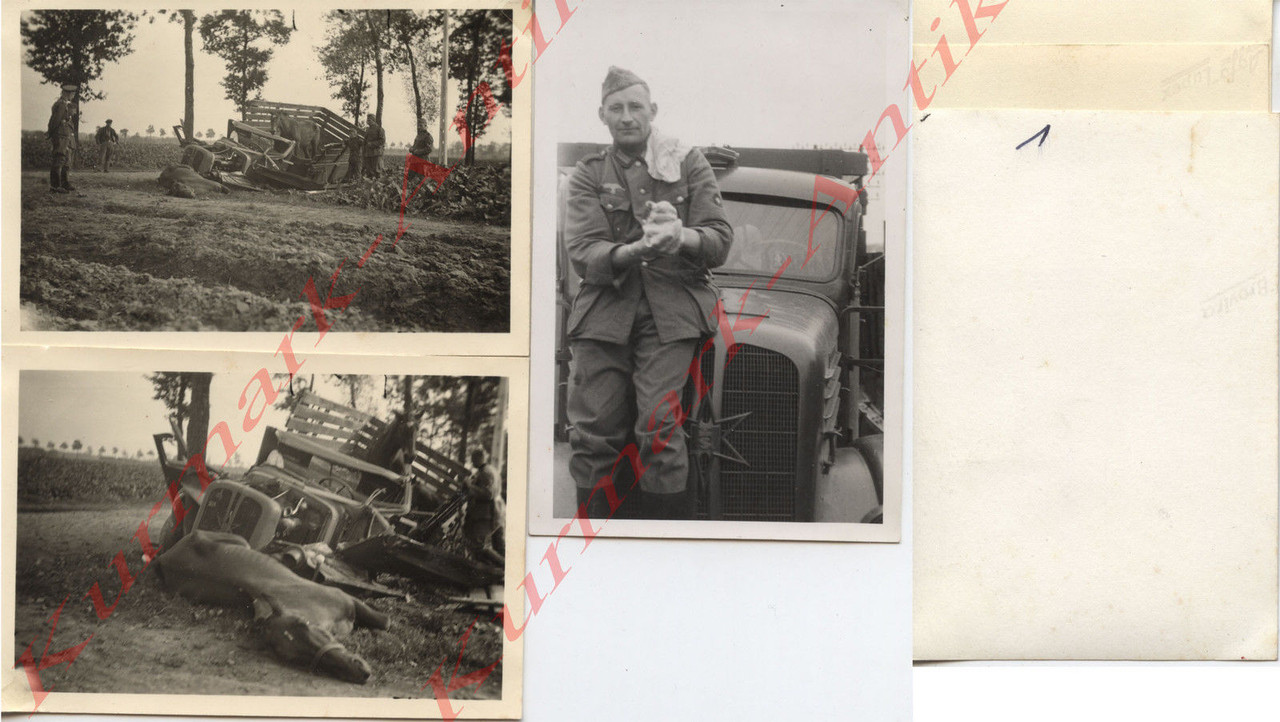 Fotos Wehrmacht LKW Henschel super Kühler Kennun