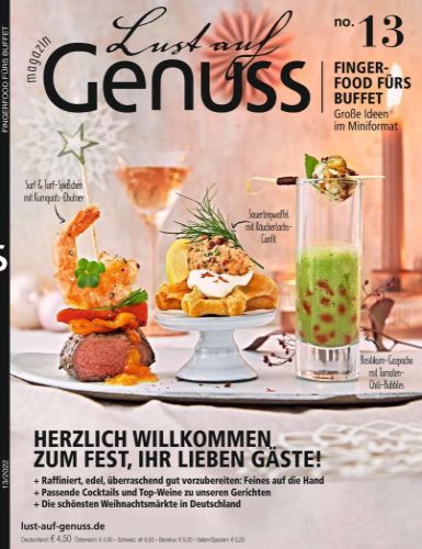 Cover: Lust auf Genuss Magazin No 13 2022