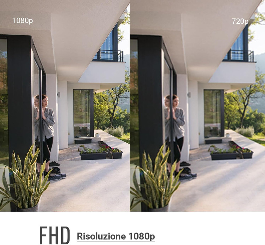 EZVIZ H3c - Telecamera WiFi da Esterno 2MP