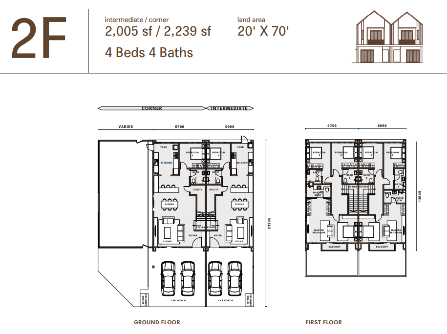 Birchpark Type B floor plan in Eco Forest, Semenyih, Selangor