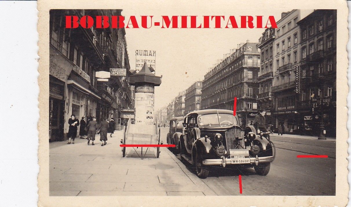 Brüssel dicker V12-Zylinder USA Packard Twelve Beute-PKW Ortskom