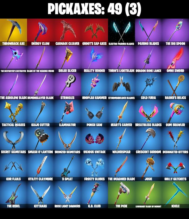pickaxes comp