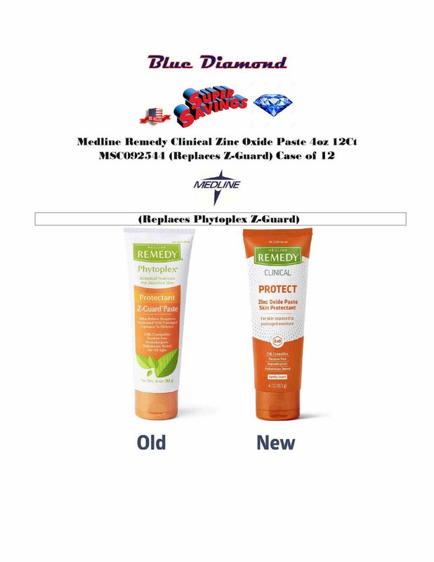 ジェル2＆クリーム3 Medline-Remedy-Clinical-Zinc-