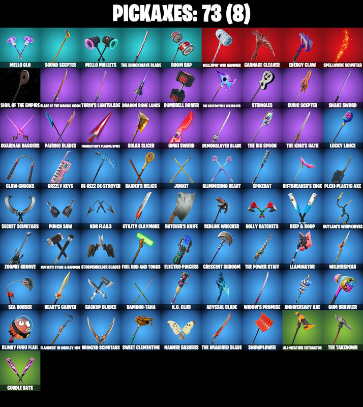 pickaxes comp