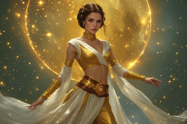 Princess-Leia-in-Golden-outfit-(25)