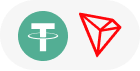 Tether on Tron logo