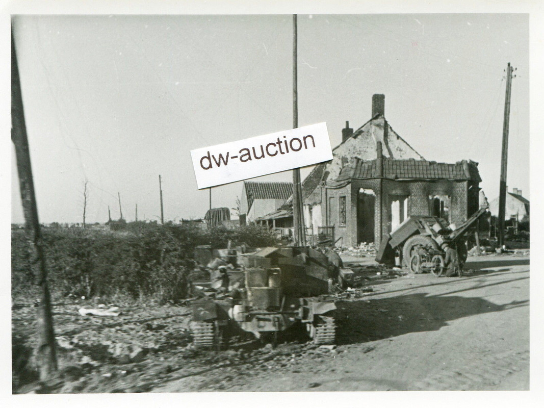 Dunkerque Dünkirchen , zerstörter Panzer