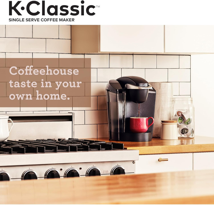 Keurig K-Classic Coffee Maker • Brews 6 oz., 8 oz., and 10 oz