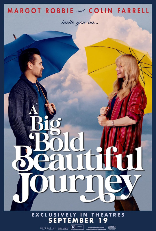A Big Bold Beautiful Journey (2025) Movie Poster - Romantic Fantasy Film in 4K