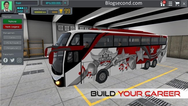 Gambaran dari Game Bus Simulator Indonesia untuk Android