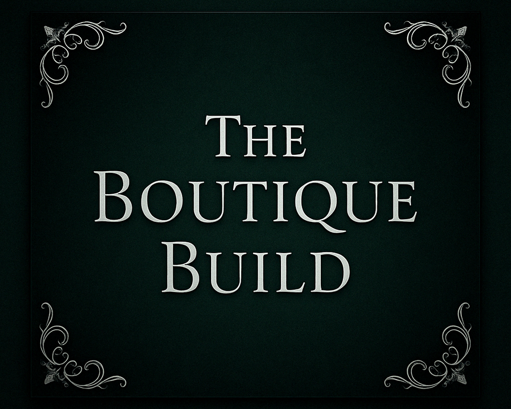 The Boutique Build Banner