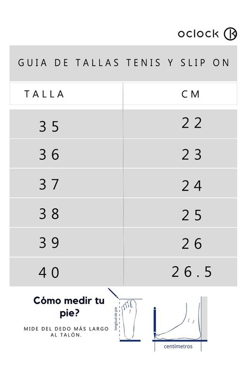 Guía de tallas