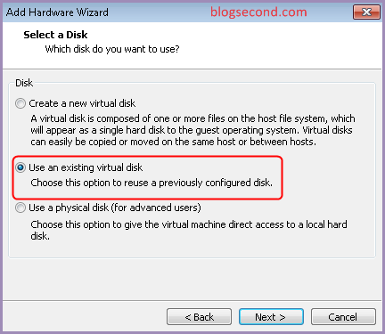 Open VMDK files on VMware
