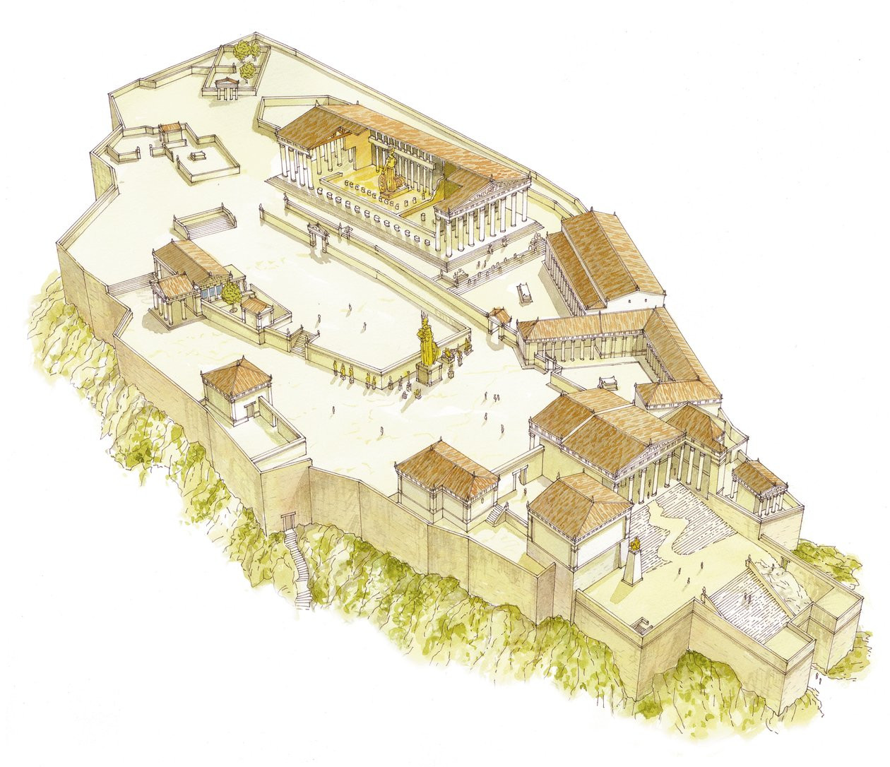 Fernando Aznar Cenamor Acropolis Athens (Meister Drucke 156511)