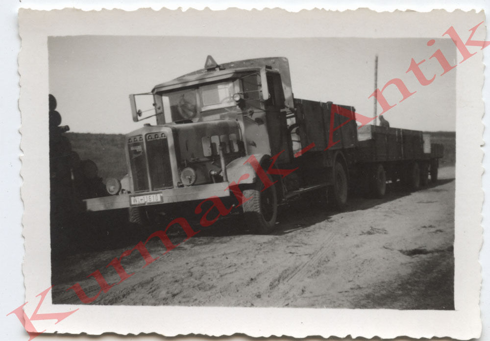 Foto Wehrmacht Russland 1944 LKW krupp Büssing N