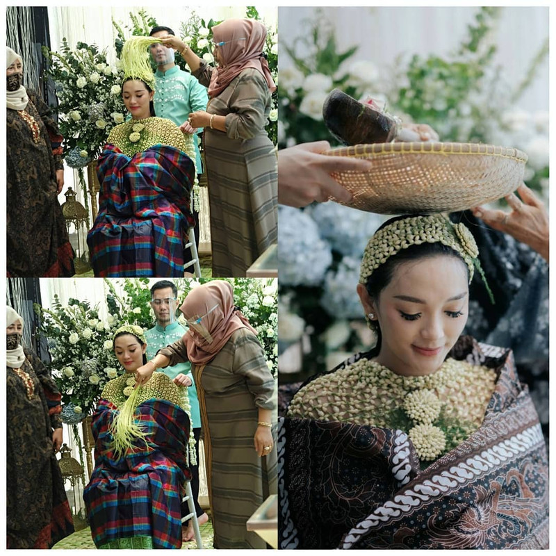 Keluarga melangsungkan siraman 7 bulanan untuk Zaskia Gotik 