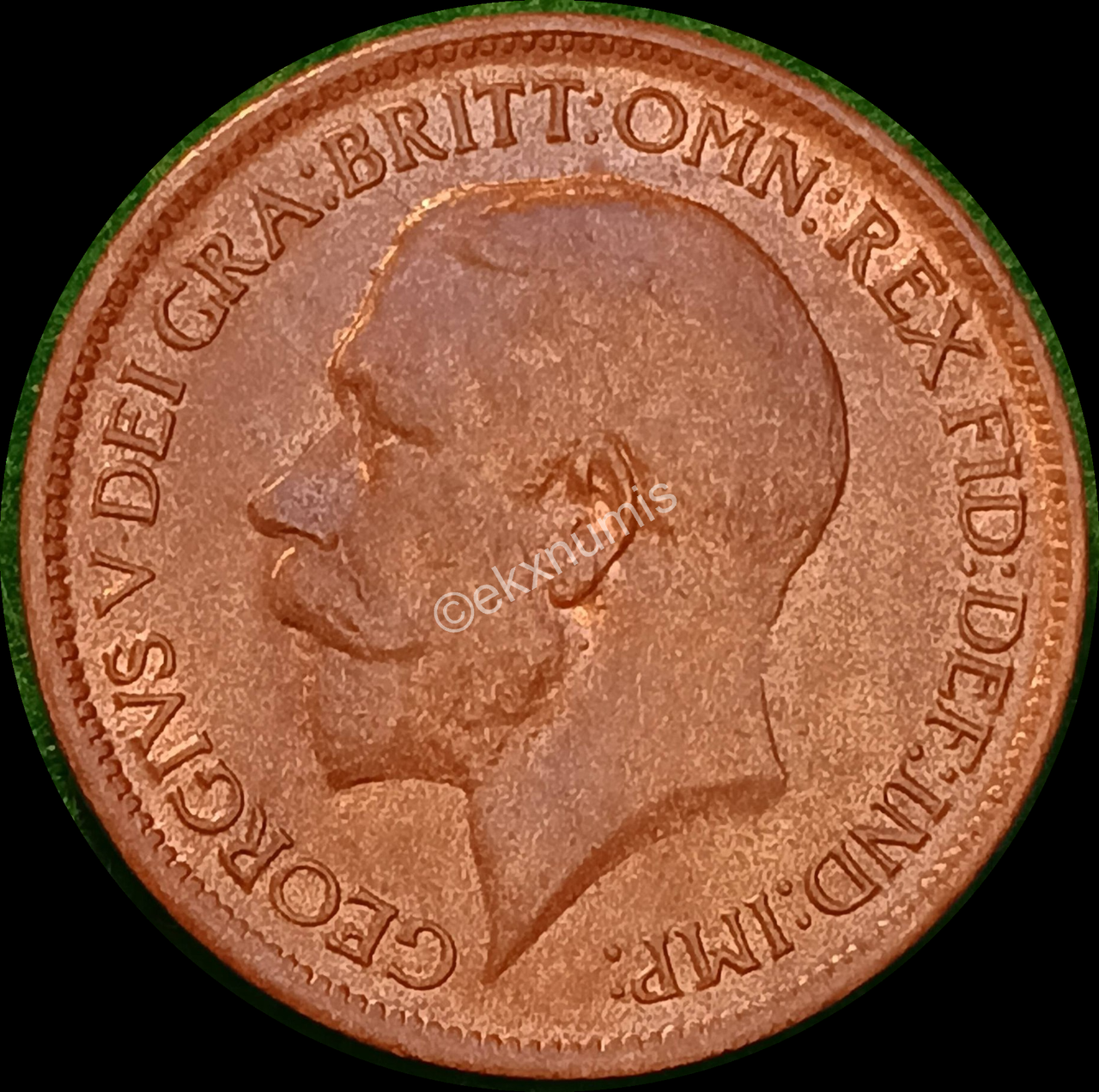 1920 Halfpenny Obverse 1