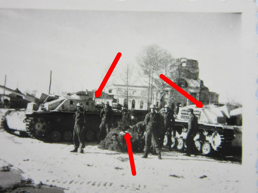 Foto Sturmgeschütz-Abteilung 189 Stug III Langro