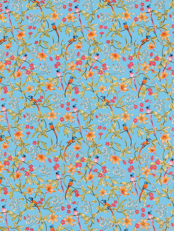 ZARA ALLOVER BLUE PARROT08 (4)