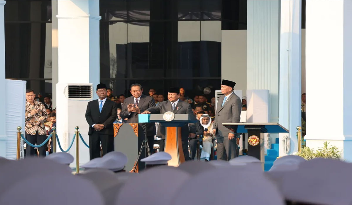 Momen Akrab Prabowo-SBY Saat Resmikan Kampus Unhan