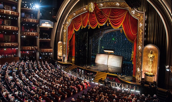 Panggung utama di Dolby Theatre
