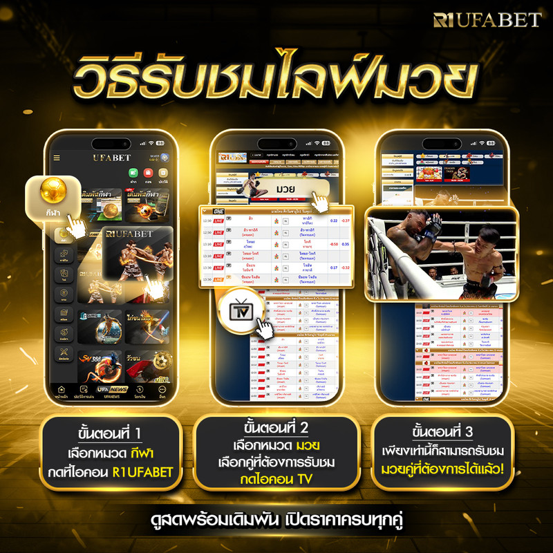 วิธีรับชมไลฟ์มวย