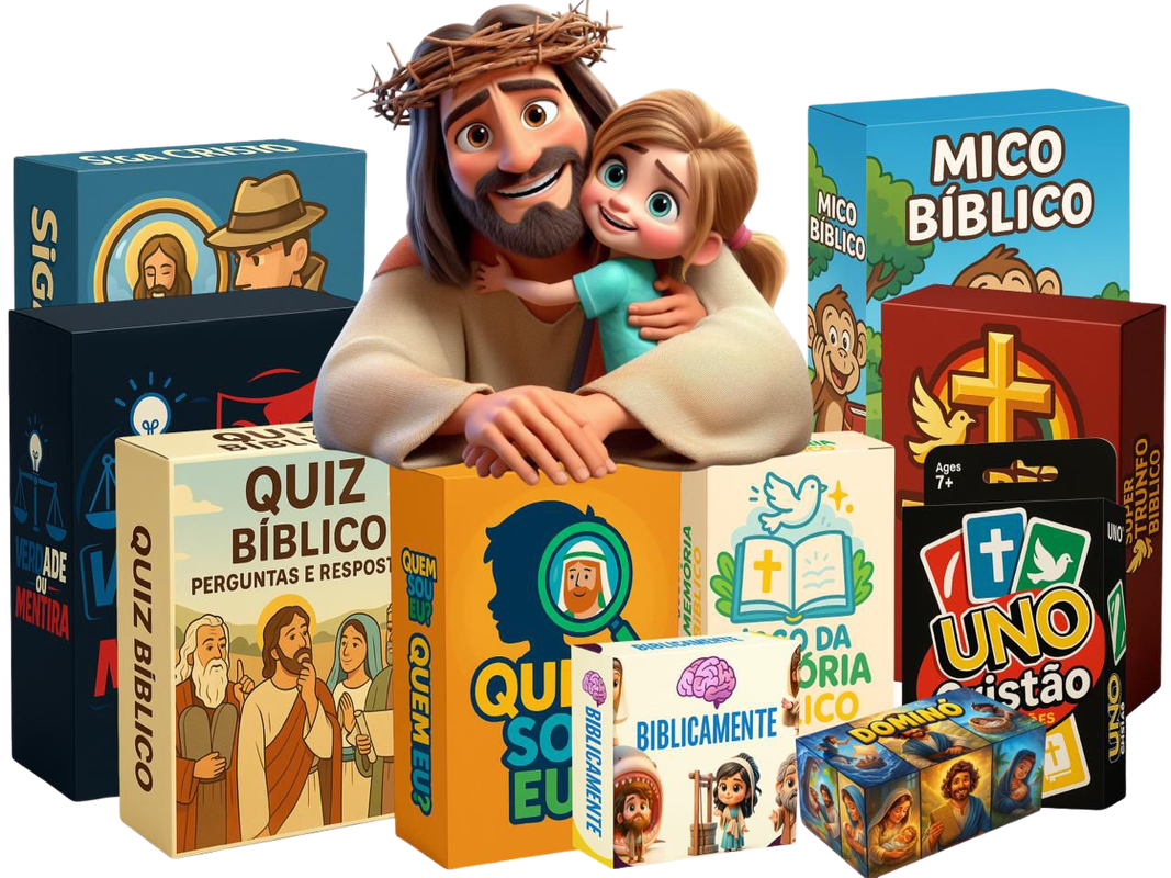 Kit Jogos Bíblicos Crianças
