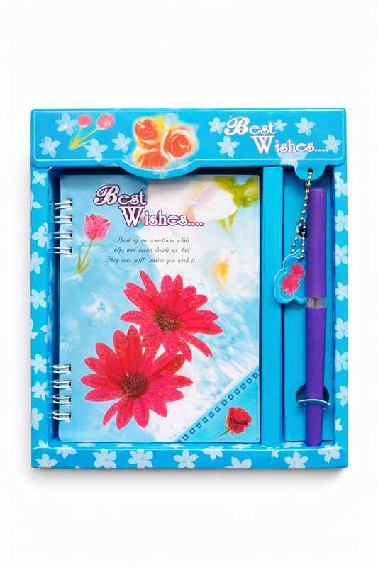 Best Wishes Diary and Pen Gift Set