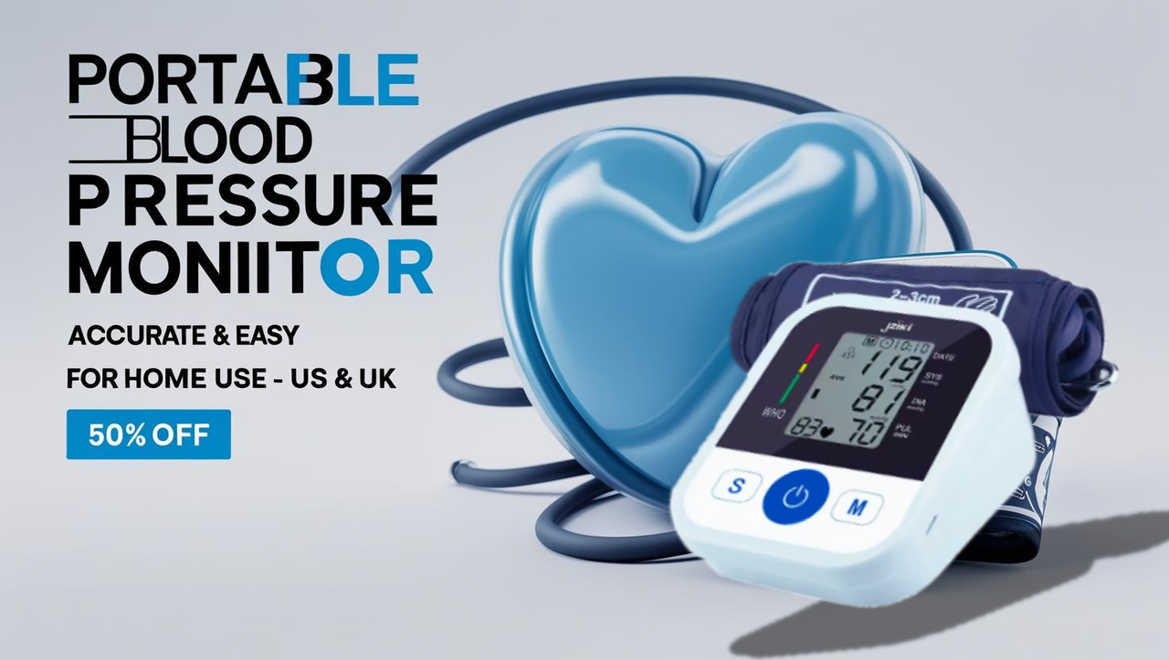 Portable Digital Blood Pressure Monitor