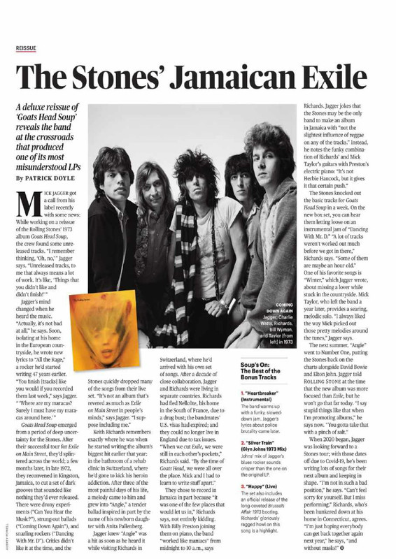 The Rolling Stones Goats Head Soup Gatefold Lp Record Coc 39106 Goats Head Soup Rolling Stones Rolling Stones Albums