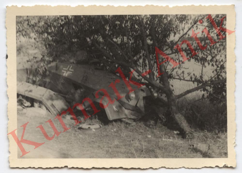 Foto Wehrmacht Front Panzer Spähwagen 6 rad Sdkf