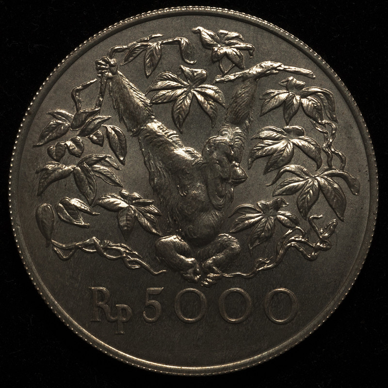 5000 rupias. Indonesia. 1974. TRP-7790