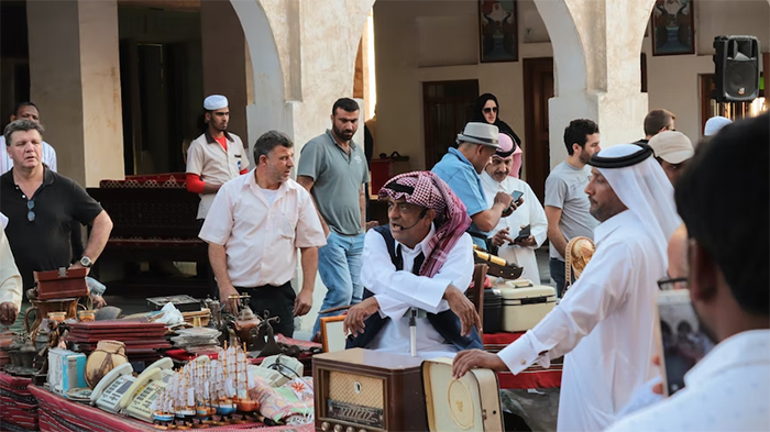 Ilustrasi pria di Qatar.