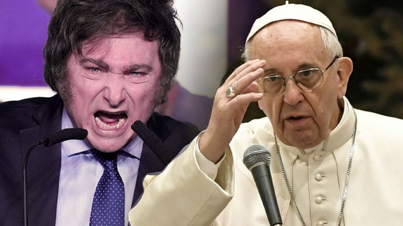 Javier Milei y Papa Francisco Javier Milei y Papa Francisco