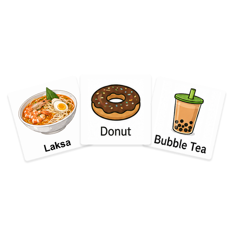 Food and Drinks cards