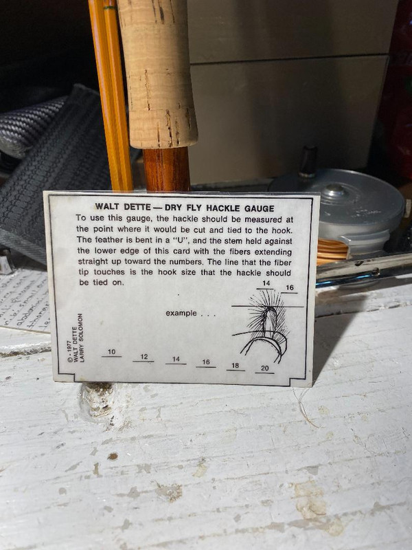 troth hackle gauge plas