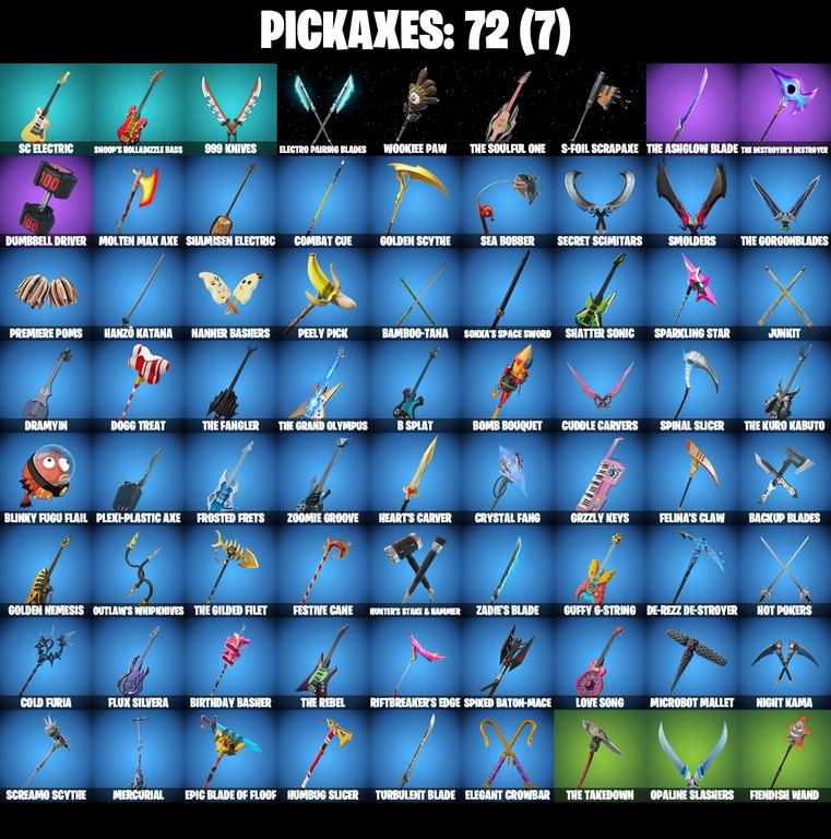 pickaxes comp