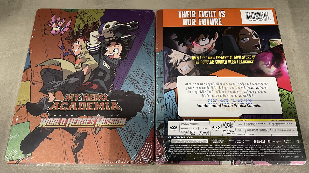 My Hero Academia - The Movie: World Heroes' Mission [Region Free] [Blu-ray]