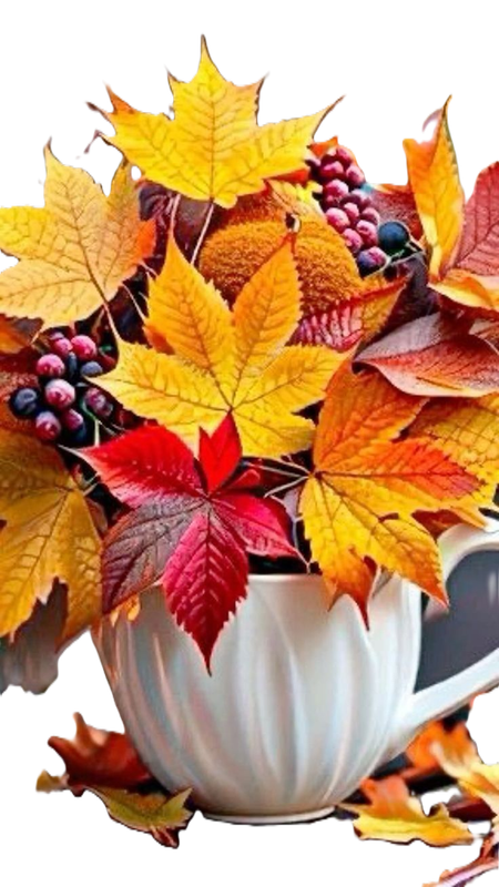 tasse_feuille_autonmePNG