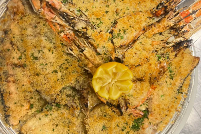 Misto pesce gratinato