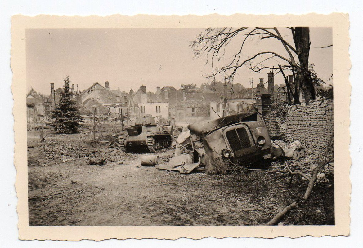 Westfeldzug, französischer Beute Tank Panzer Hot