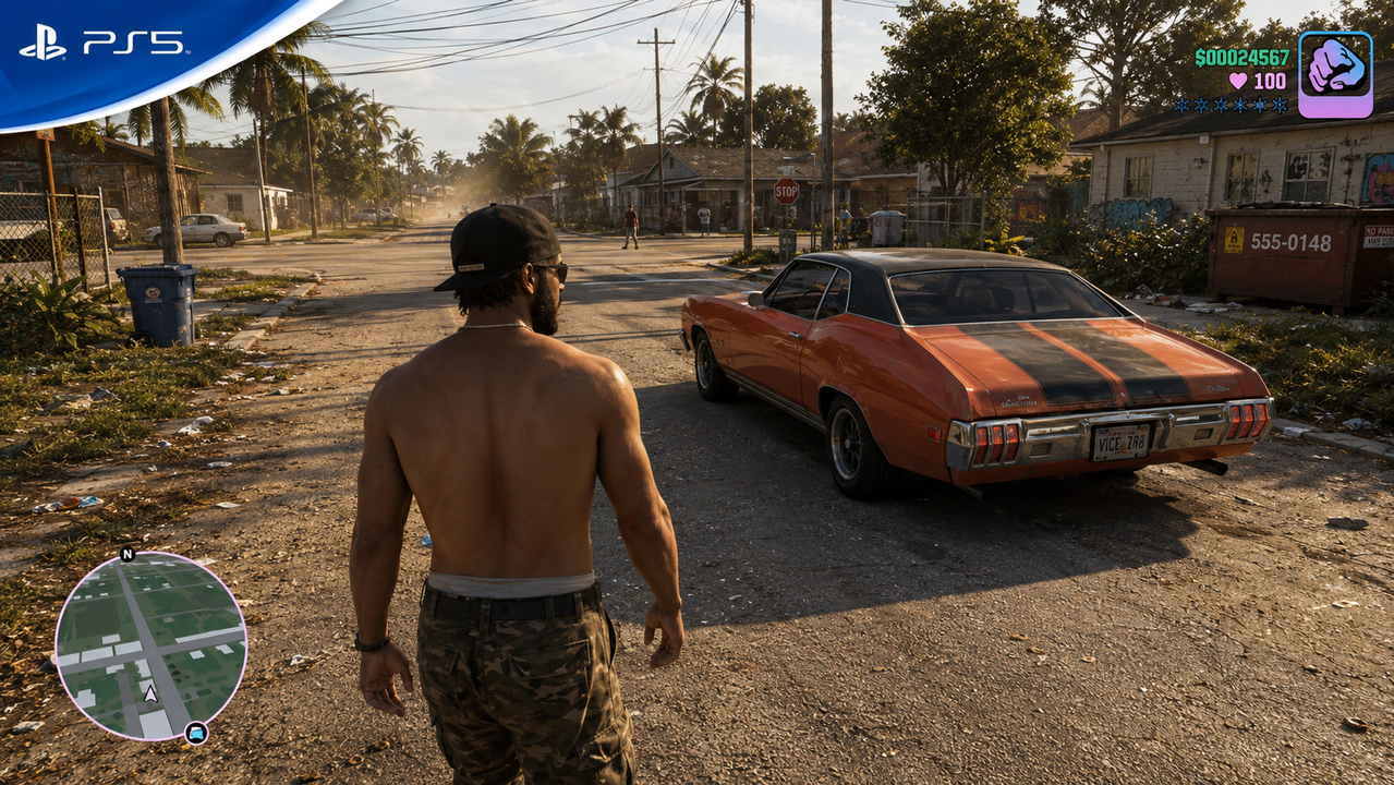 GTA 6 PC platform-style screenshot
