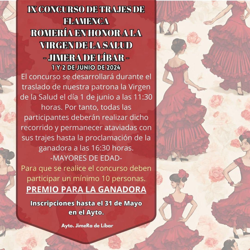 Concurso de trajes de flamenca