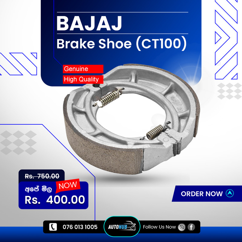 SHOE - BRAKE WITH ASBESTOS